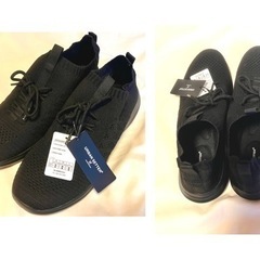 【値下げ】ニット編みBIZシューズ《ALL BLACK》《軽量》 ( USMS9103 )の画像