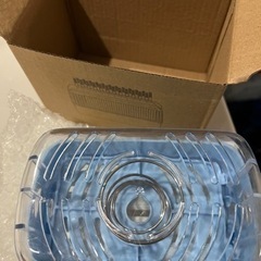 新品！泡立つ洗濯石鹸ケース ローラーブラシつき ブルーの画像