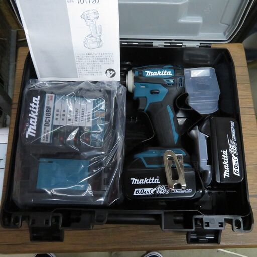 新品未使用 マキタ 充電式インパクトドライバ TD172DRGX 18V バッテリー2個・充電器付き |江別市のリサイクルショップドロップ