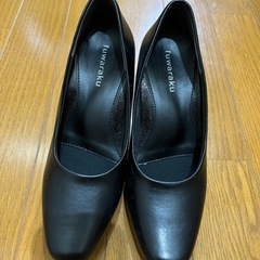 【お譲りします！】黒パンプス 21.5cm 7cmヒール