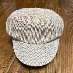 麦わらキャスケット　服/ファッション 小物 帽子の画像