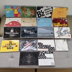 20%値下げ B'z 2005～2024年 卓上カレンダー ウィクリーカレンダー 22×16cmの画像