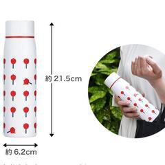 ファンケル ステンレスボトル 380ml 未使用 りんご飴柄の画像
