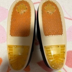 新品！防寒草履　黒　靴底　23.5cmの画像