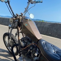 YAMAHA xs650 車体　国産チョッパーの画像