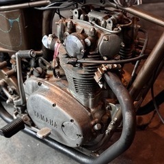YAMAHA xs650 車体　国産チョッパーの画像