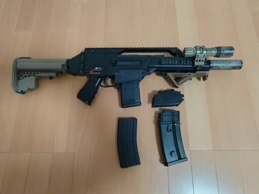 東京マルイ次世代　G36C 後方配線　外装custom