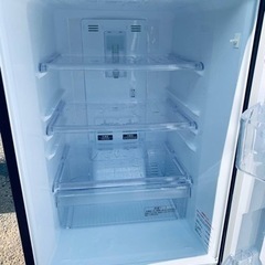 三菱 ノンフロン冷凍冷蔵庫 MR-P15A-B-アルテミス クラシック 時計