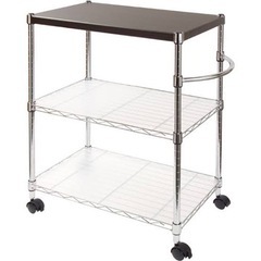 【美品/無料】ニトリワゴン&木製棚譲ります