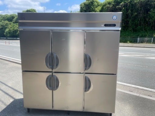 中古品 フクシマ業務用冷凍庫 ARD-186FMD 2015年 6枚扉 1800ｘ800ｘ1900ｍｍ ３相200Ｖ  動作問題なし