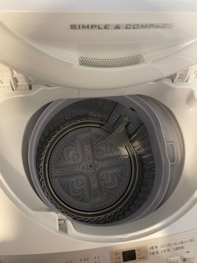 シャープ 全自動洗濯機　ES-GE7C-W 
