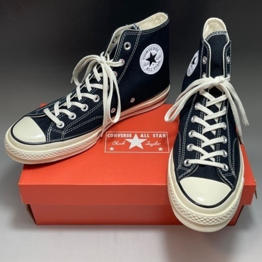 スニーカー CONVERSE CHUCK70 HI BLACK 27.5cm