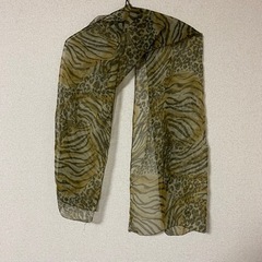#2733 スカーフ ストール ゼブラ ヒョウ柄の画像