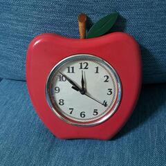 🍎レトロで可愛い🍎りんごの掛け時計🍎電池付🍎