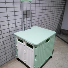 折りたたみキャリーカート（４輪）蓋付き