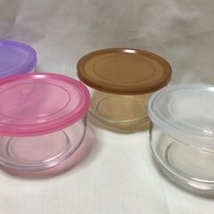 アデリア　ガラス保存容器　4個セット