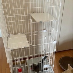 アイリスオーヤマ猫ケージ　大き目の画像