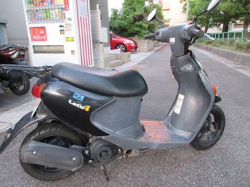 レッツ4　最終型　エンジンオイル・バッテリー新品　4ストFI　原付バイク　50cc