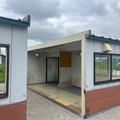 プレハブ三連棟　スーパーハウス　ユニットハウス　コンテナの画像