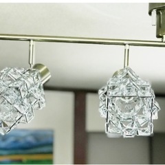 シーリングライト　4灯　クリスタルガラスの画像