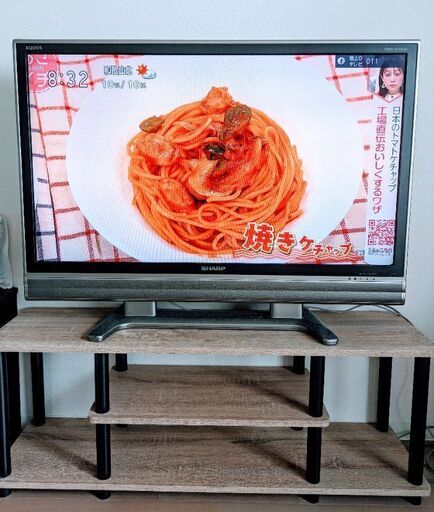 SHARP42型液晶テレビ　テレビ台付き