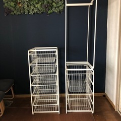譲り先決定 IKEA ALGOT 家具 収納家具 ランドリー収納