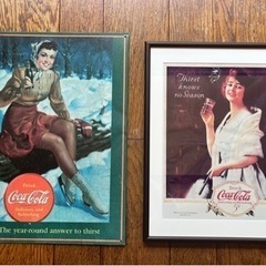 レトロ　コカコーラ　クラシックポスター　額　看板★ Coca C...