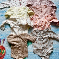 【13着】70サイズ肌着とロンパース