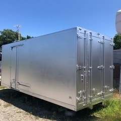 仕上げ済み！断熱材入り！横扉！倉庫物置用  保冷3トンロングワイ...