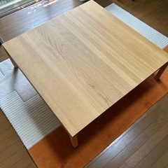 カリモク　ローテーブルの画像