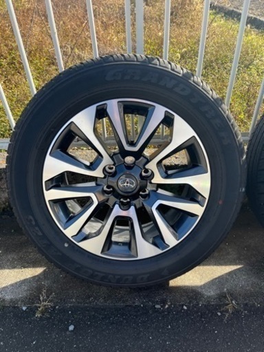 トヨタランドクルーザープラド150系　後期　純正19インチ　タイヤホイールセット