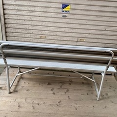 MD042【アルミベンチ】コカ・コーラ Coca Cola ベンチ 横幅150cm