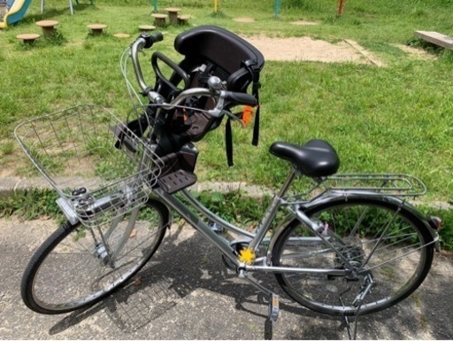 自転車　ママチャリ　アシスト自転車