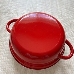 20cmホーロー鍋 美品の画像