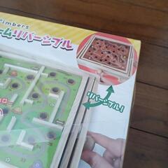 木のゴロゴロゲームリバーシブルの画像