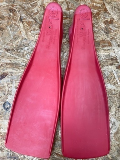  （ｓ6369）GULL ガル warp ワープ フィン RED Lサイズ Mサイズ ２足 ダイビング用品 現状品