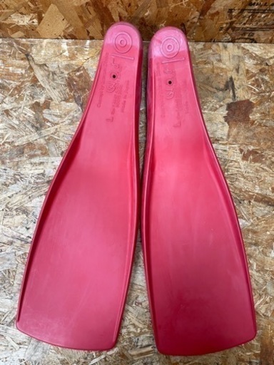  （ｓ6369）GULL ガル warp ワープ フィン RED Lサイズ Mサイズ ２足 ダイビング用品 現状品