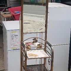 USED【鏡付きスリッパラック】アイアン ハイラックス