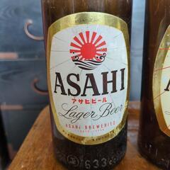 昭和レトロ　アサヒビール　空瓶の画像