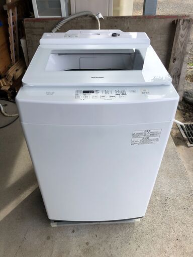 アイリスオーヤマ 全自動洗濯機 IAW-T1001 洗濯・脱水容量10.0kg 洗剤自動投入 質量約43kg 2020年製