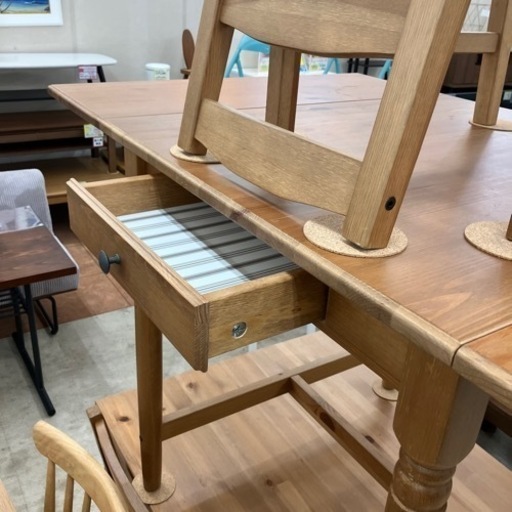 ?廃盤?IKEA イケア INGATORP インガトープ 伸張式ダイニング3点セット?865
