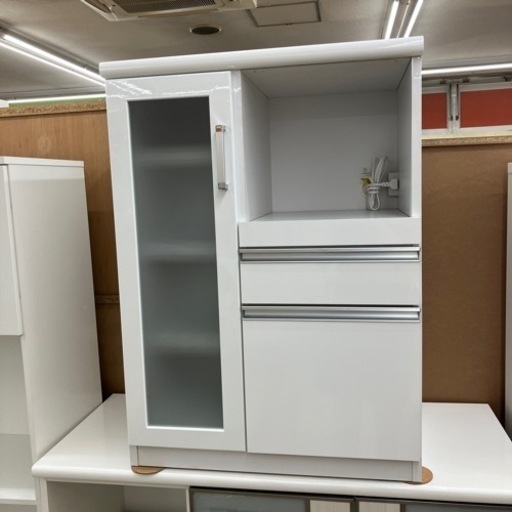 ★ジモティ割あり★ 輸入販売元(株)ベガ・コーポレーション レンジボード グレー H182.5×D41×W90 クリーニング済み TJ7722 ☆ジモティ割あり☆ 輸入販売元(株)ベガ・コーポレーション