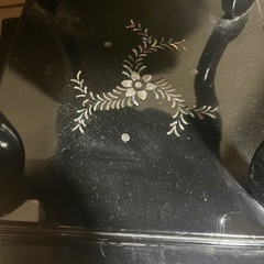 【値下げ】螺鈿細工の花台の画像