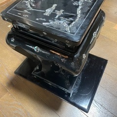 【値下げ】螺鈿細工の花台