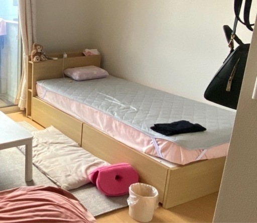 シングルベッド　マットレス　ベッドフレーム