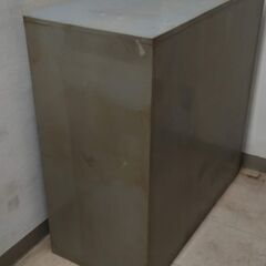 キャビネット　事務·業務用棚　ガラス扉　収納　スチール製 1の画像