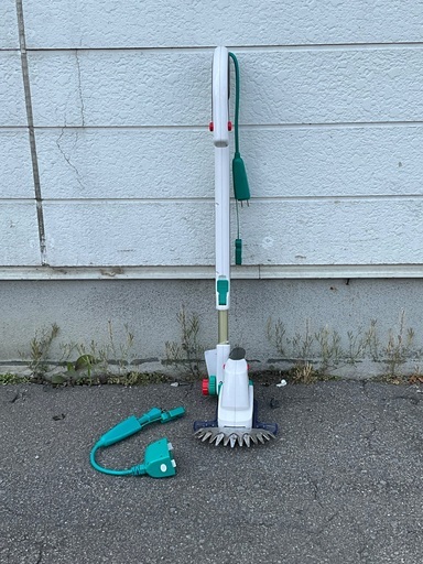 電動芝刈り機 ムサシ PG−160 動作確認済み！ 伸縮式 アタッチメントで手持ちにも出来ます！
