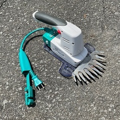 電動芝刈り機 ムサシ PG−160 動作確認済み！ 伸縮式 アタッチメントで手持ちにも出来ます！の画像