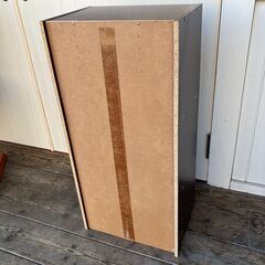 カラーボックス（３段・ダークブラウン）の画像