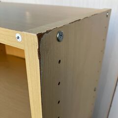 カラーボックス（３段・ナチュラル）の画像